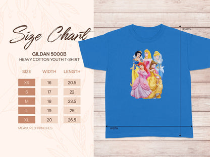 GILDAN 5000B Blue Princesses Youth T-Shirt product type