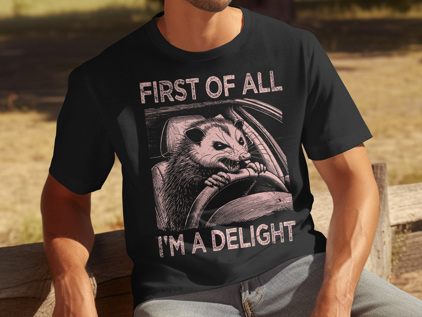 First of All I'm a Delight Graphic T-shirt