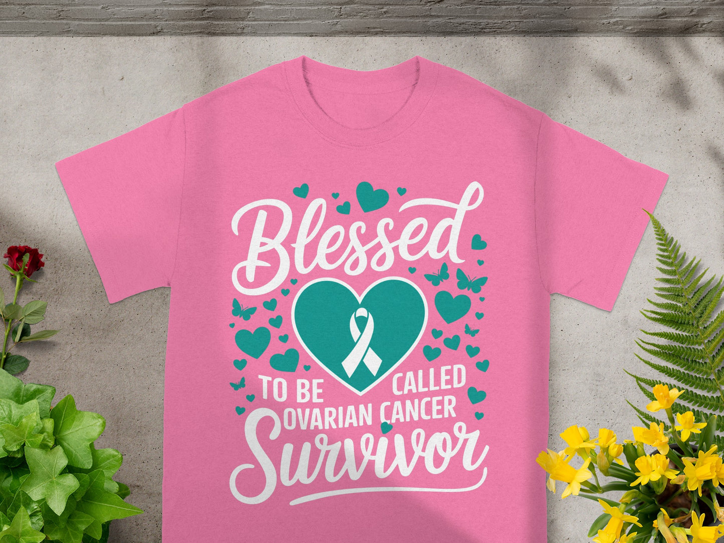 Blessed To Be Called Ovarian Cancer Survivor T-shirt