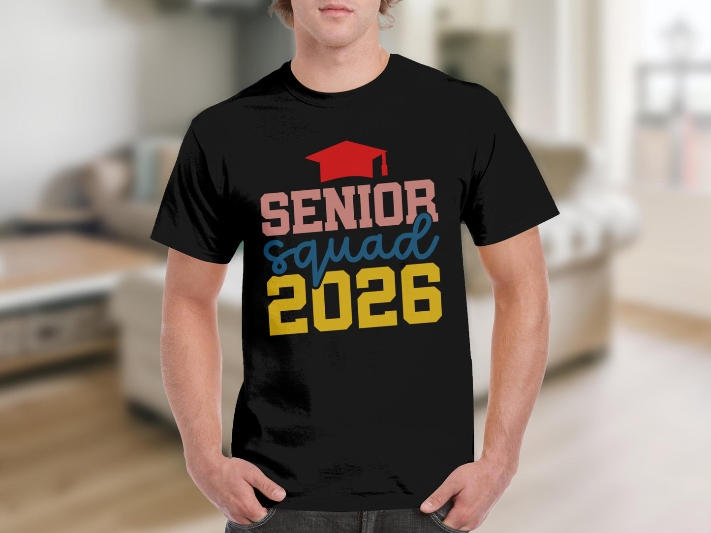 Senior Squad 2026 Graduation Themed Apparel