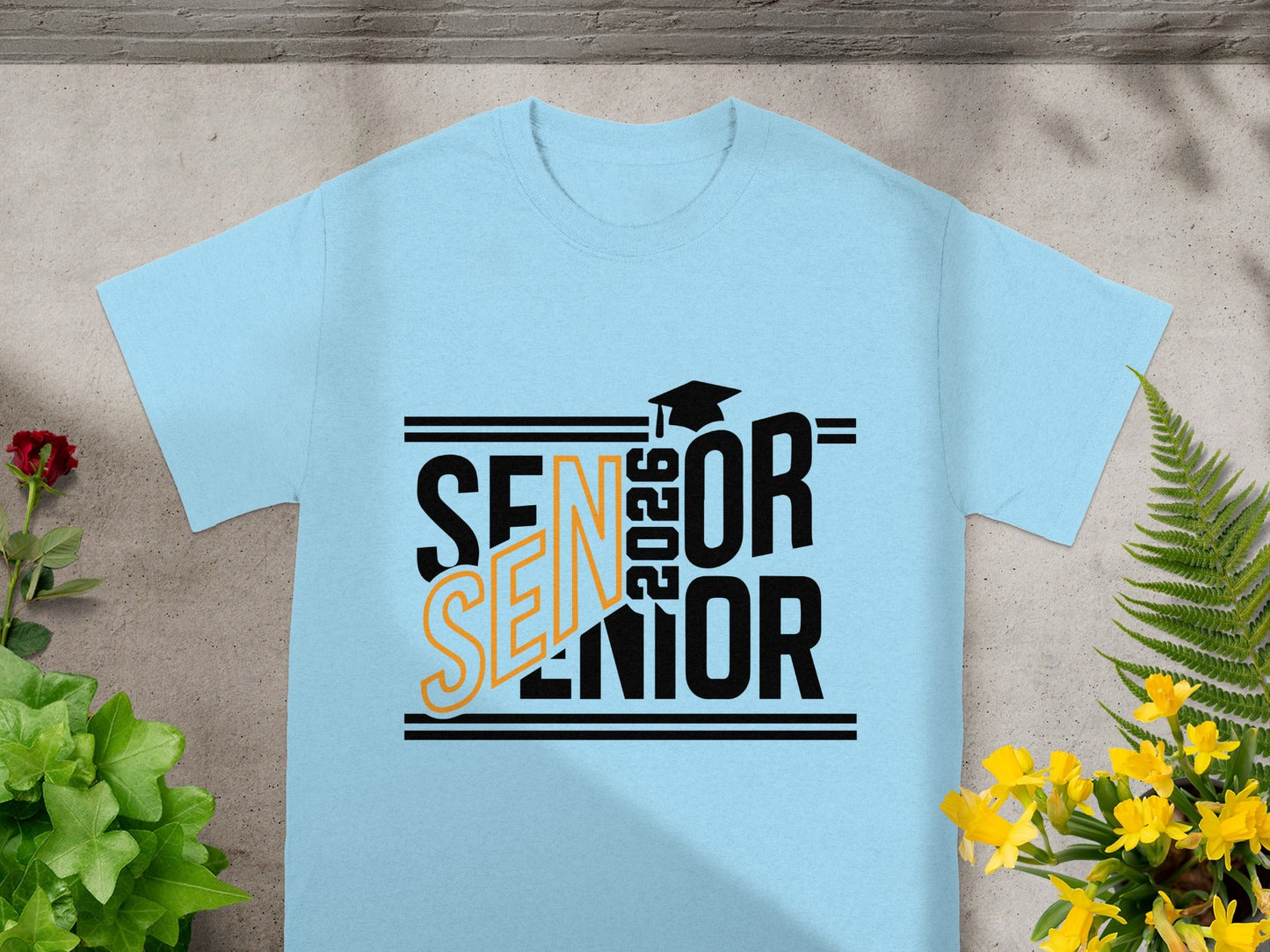 Senior 2026 Graduation Graphic T-Shirt for Students