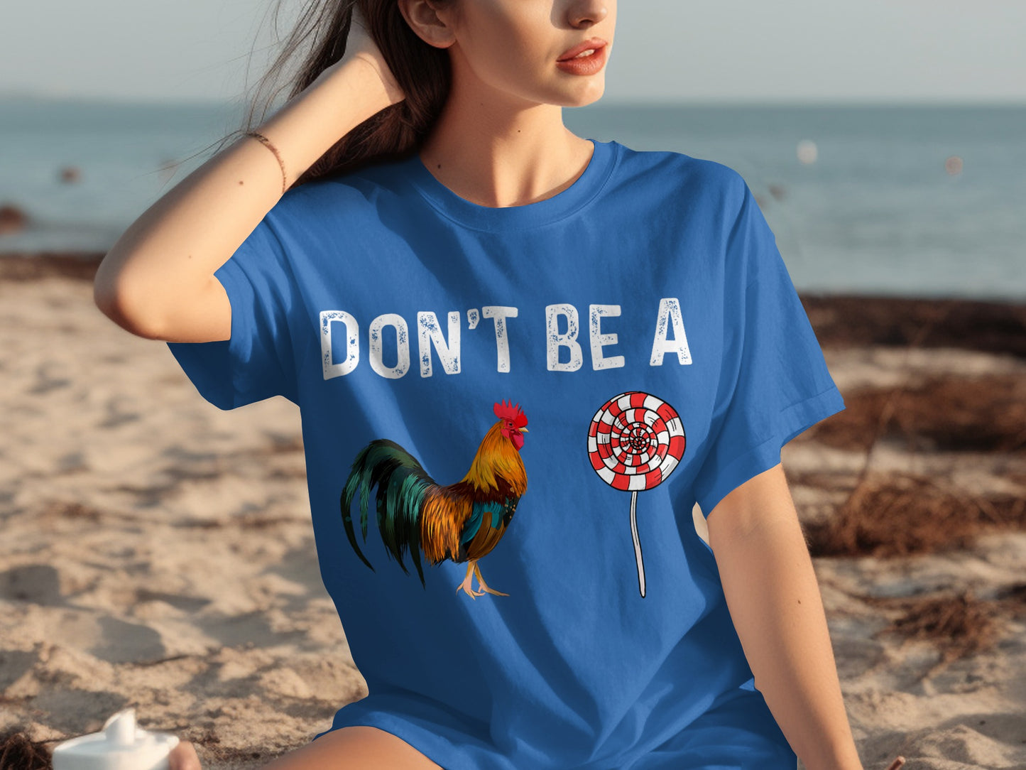 Don't Be A Rooster and Candy Lollipop Graphic Tee