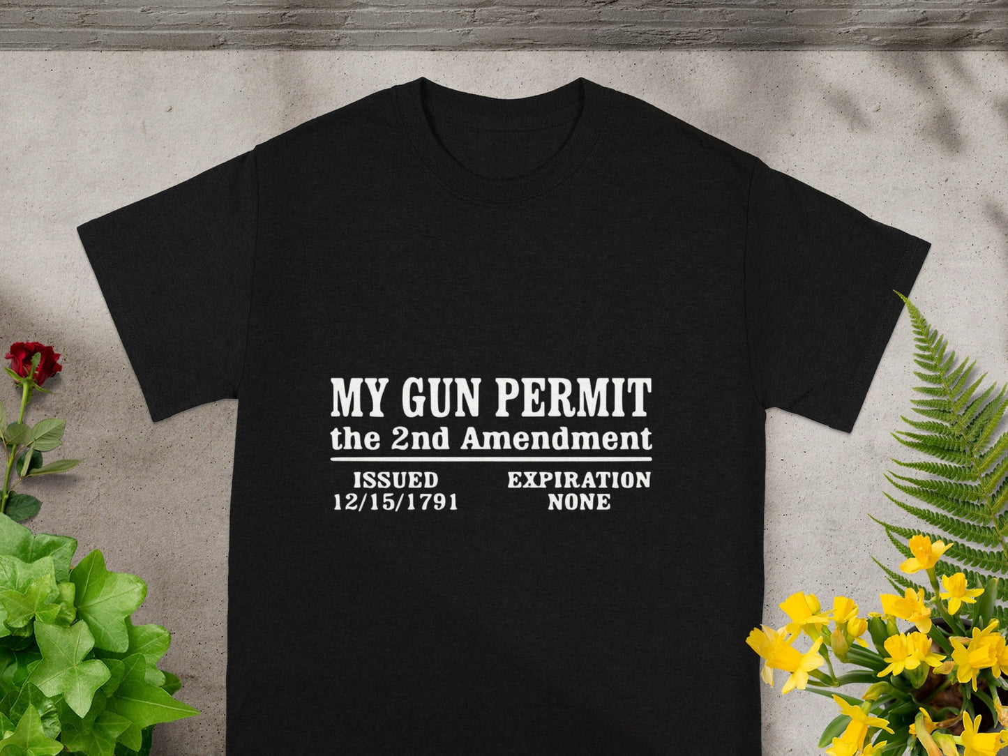 My Gun Permit the 2nd Amendment Issued Expiration T-shirt