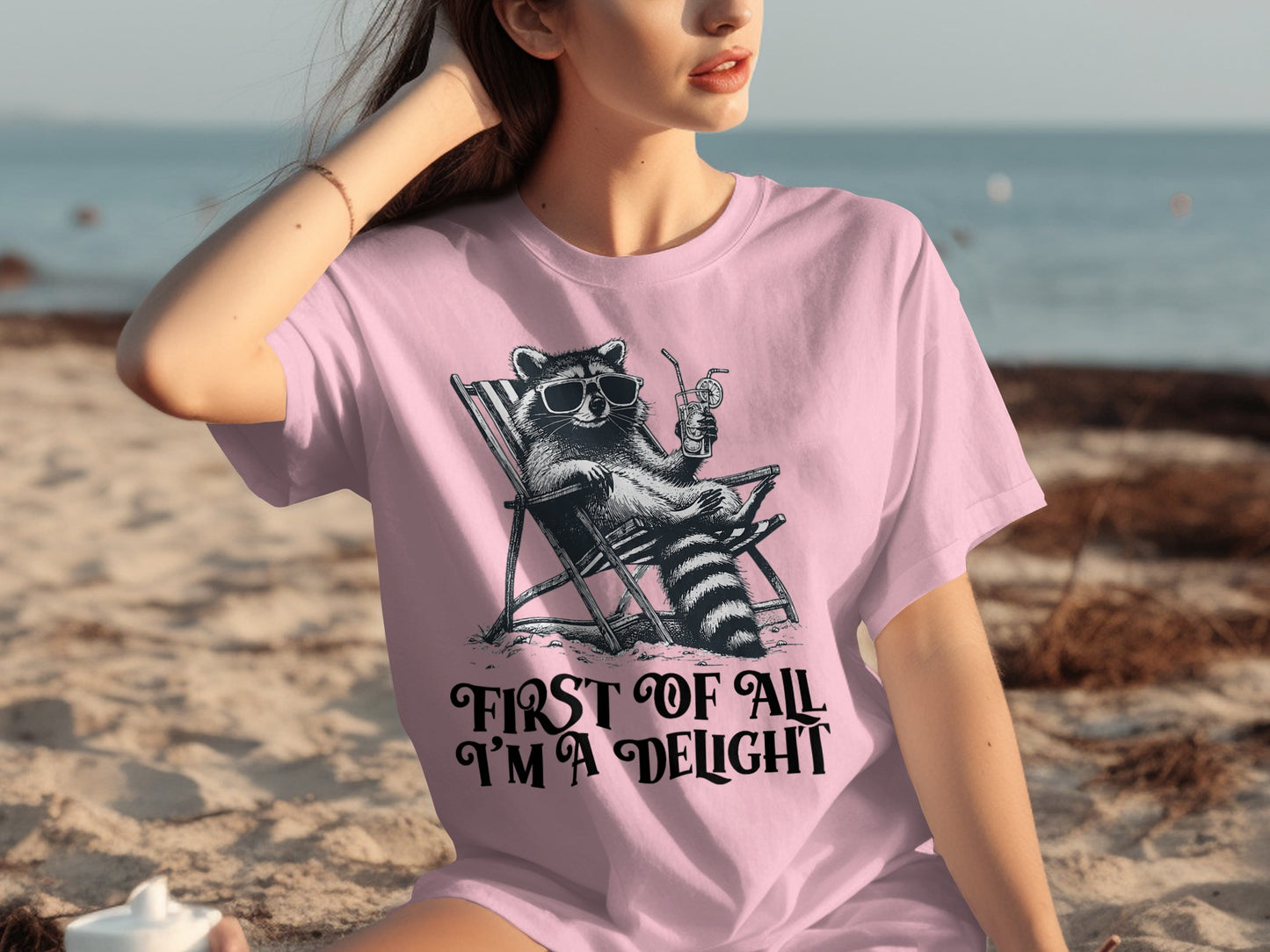 First Of All I'm A Delight Relaxed Fit T-Shirt