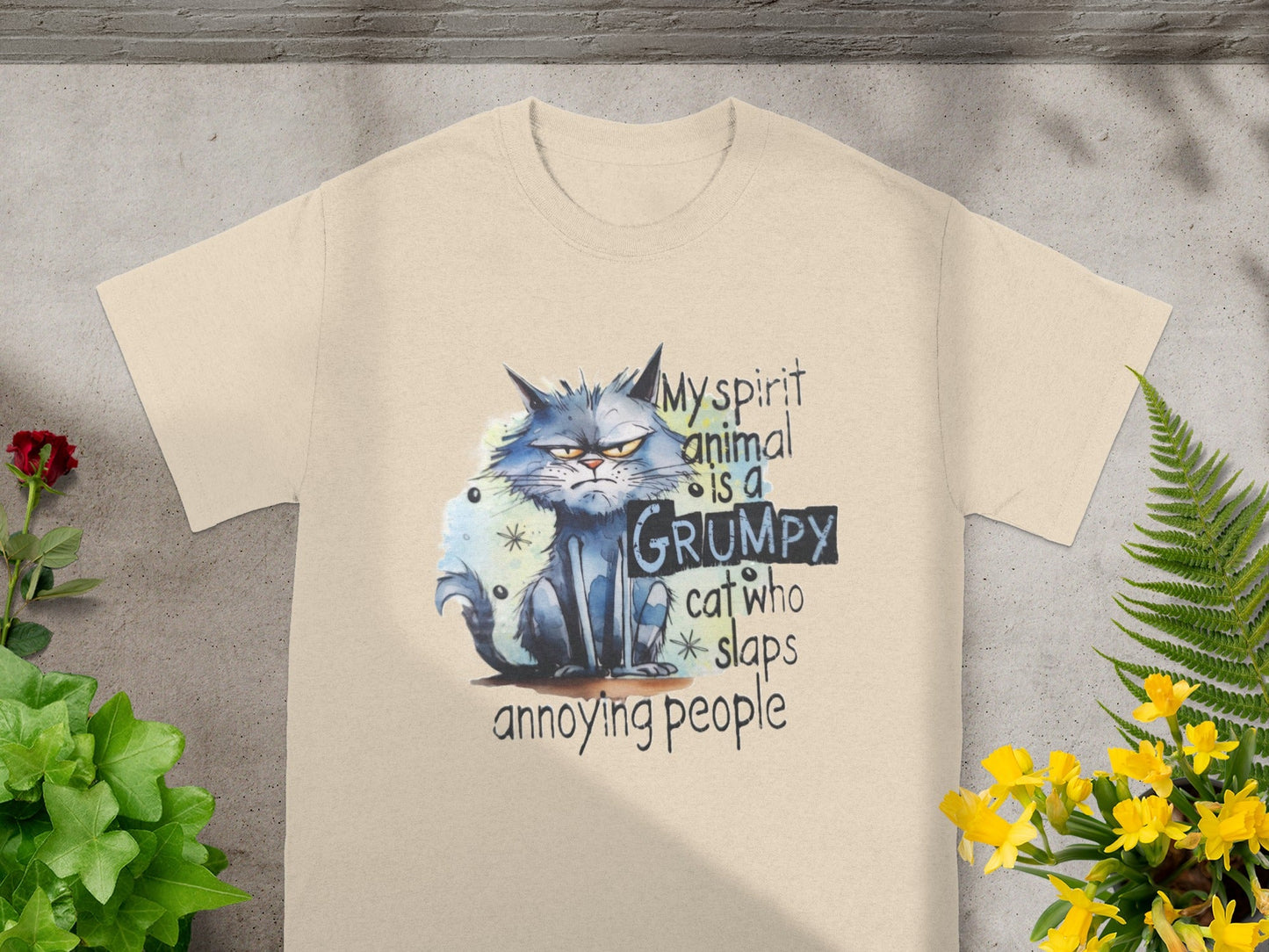 My Spirit Animal Is A Grumpy Cat Who Slaps People product
