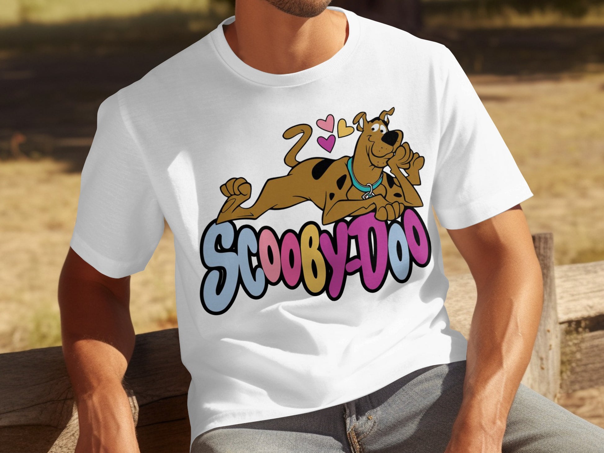 Scooby-Doo Character Design Graphic T-Shirt