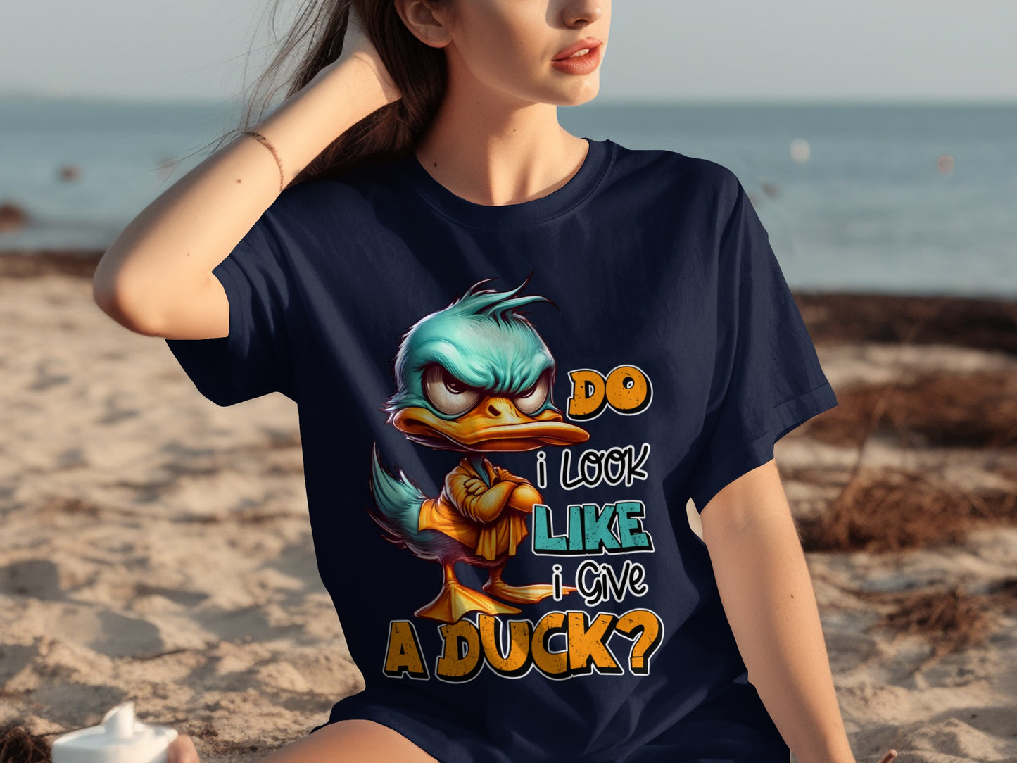Do I Look Like I Give A Duck Graphic T-Shirt