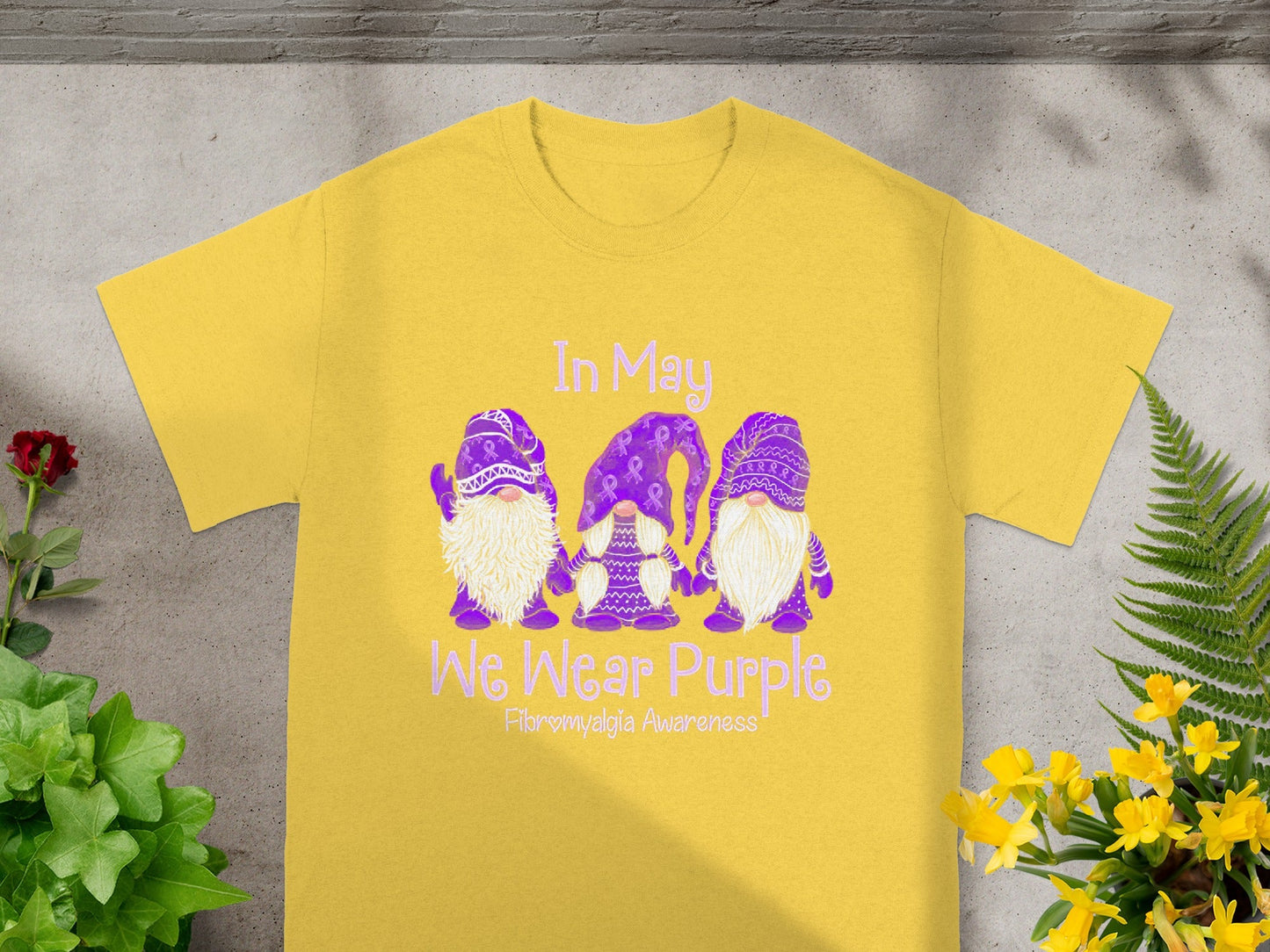 In May We Wear Purple Fibromyalgia Awareness Shirt