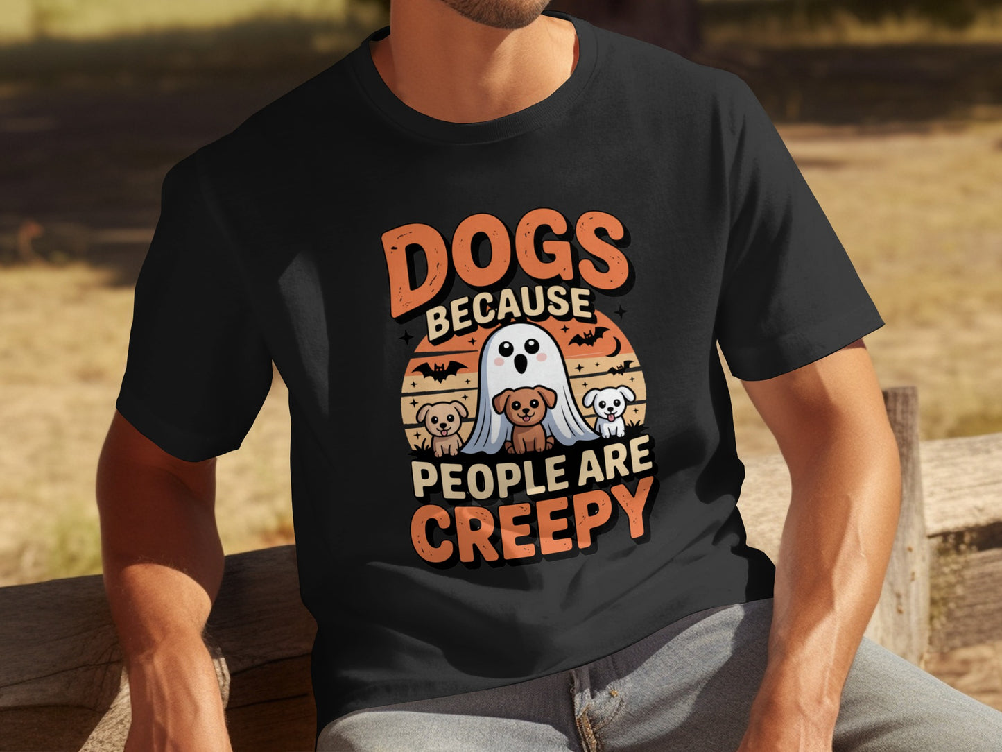 Dogs Because People Are Creepy Halloween Shirt