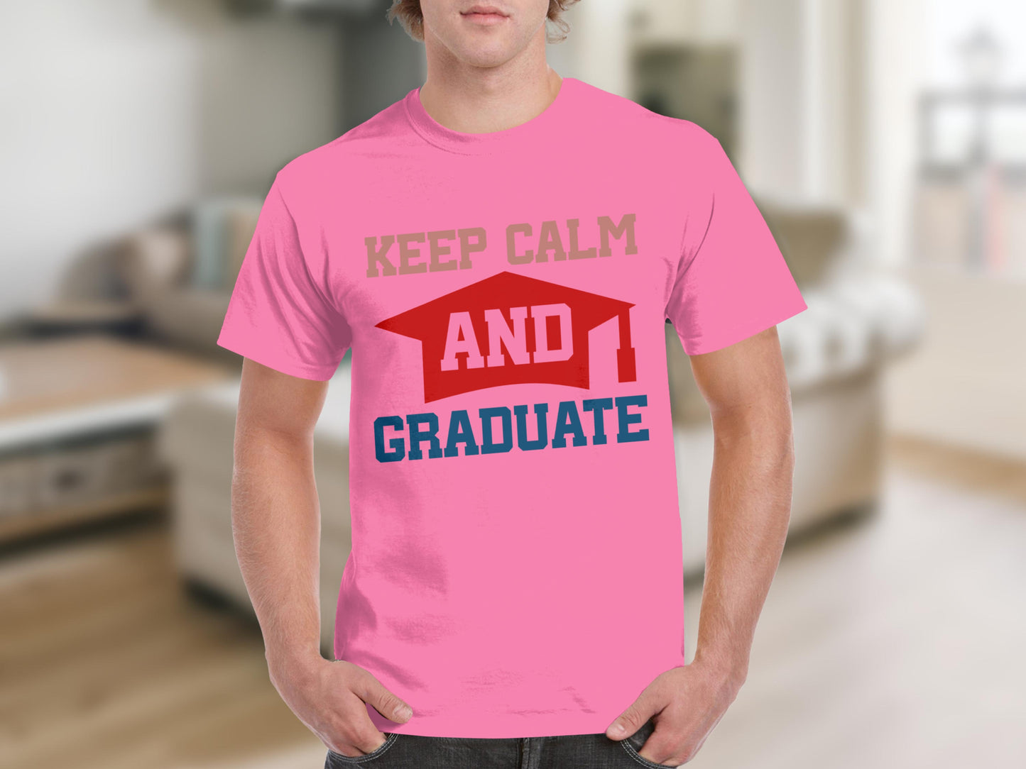Keep Calm And Graduate Graphic Shirt