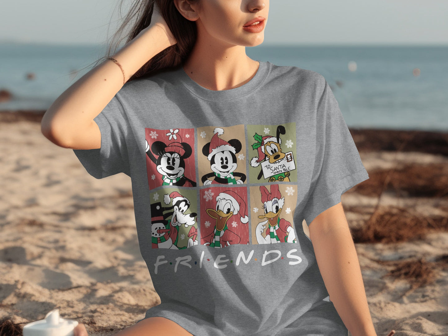 Vintage Mickey and Friends Christmas Graphic Tee