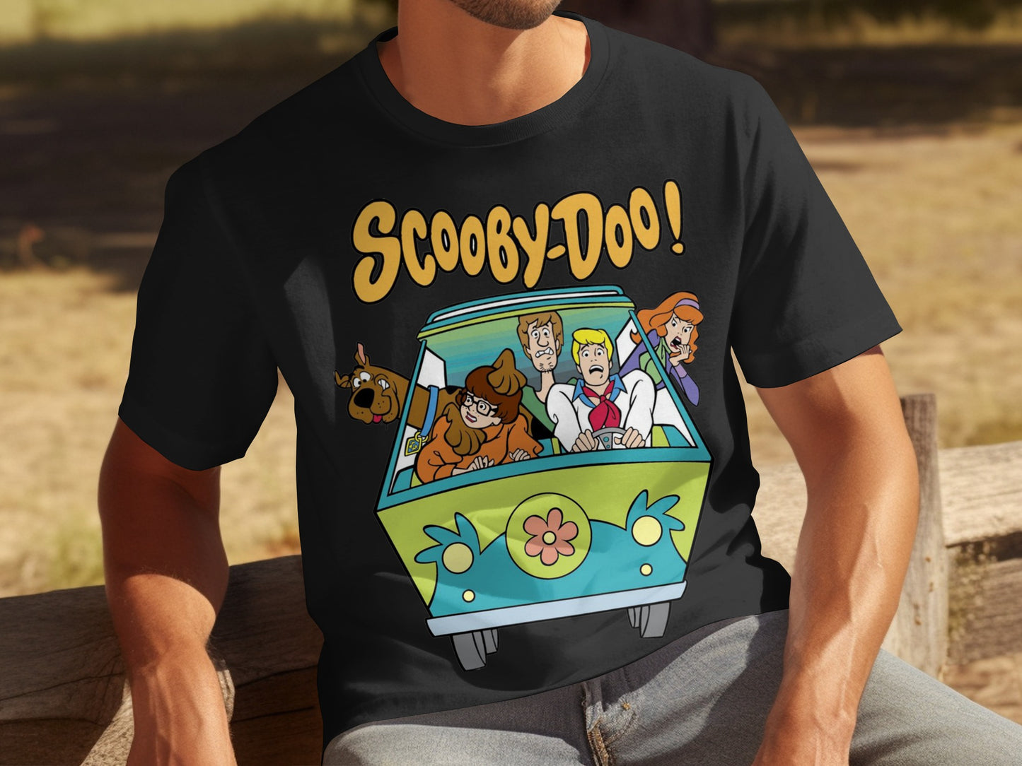 Scooby-Doo and the Gang Riding in the Van T-shirt