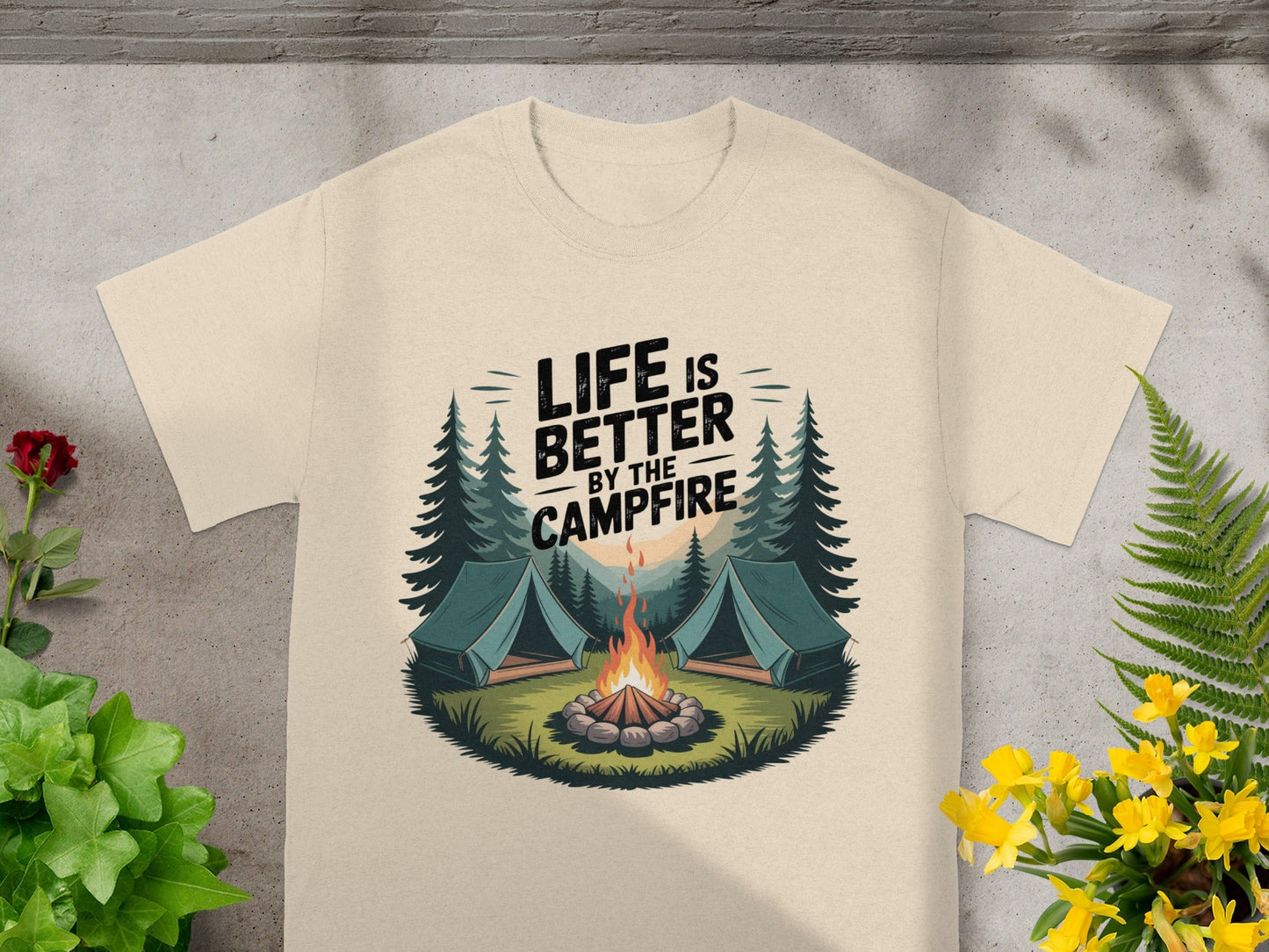 Life Is Better By The Campfire Graphic T-shirt
