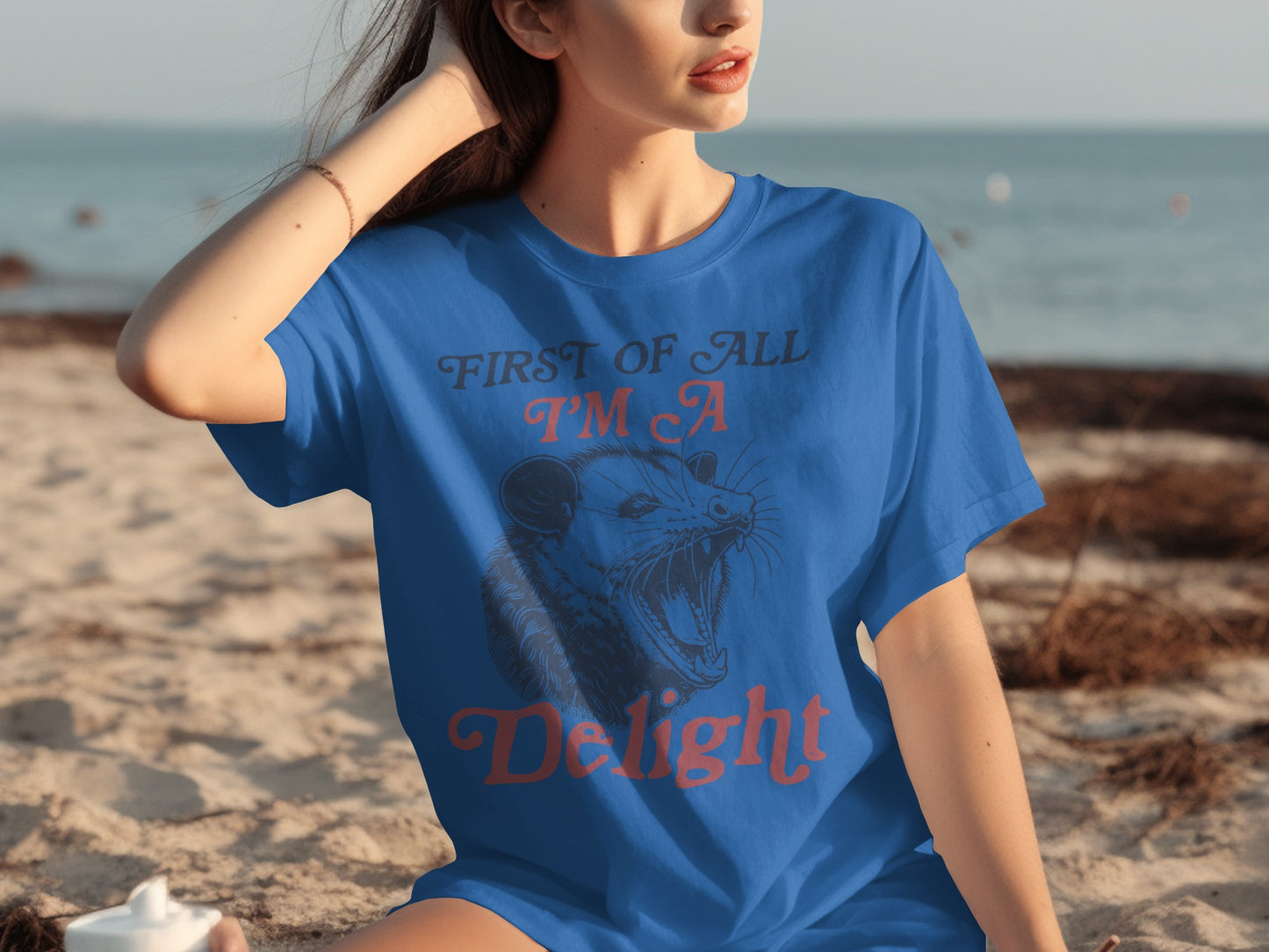 FIRST OF ALL I'M A Delight Graphic T-Shirt
