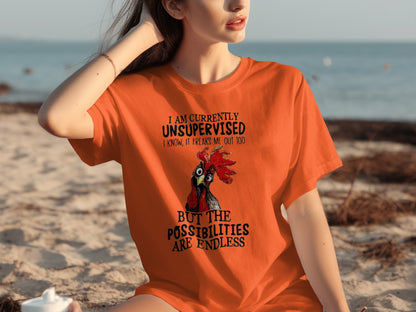I Am Currently Unsupervised Freaks Me Out Shirt