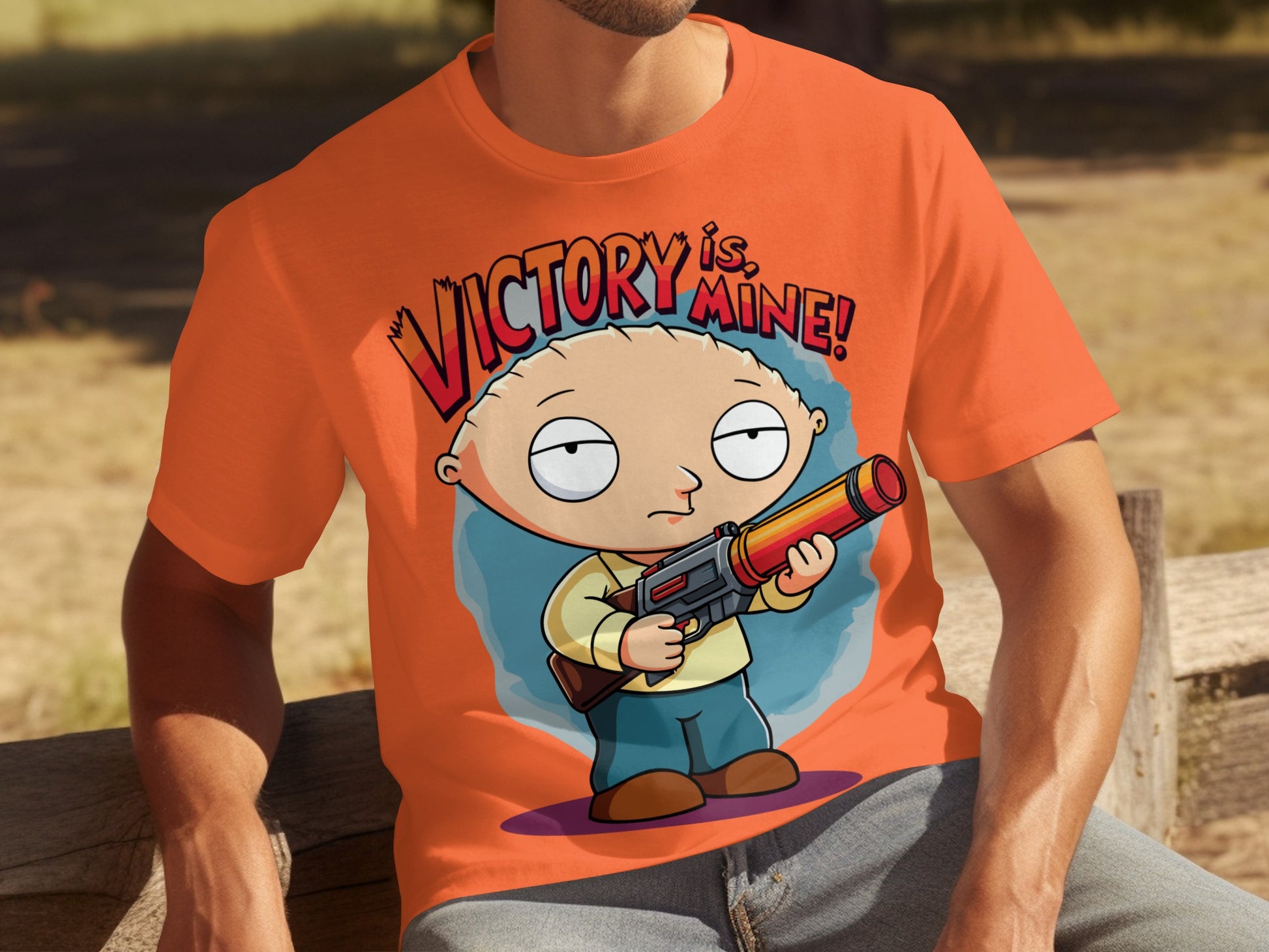 Victory Is Mine Stewie Griffin Cartoon Shirt