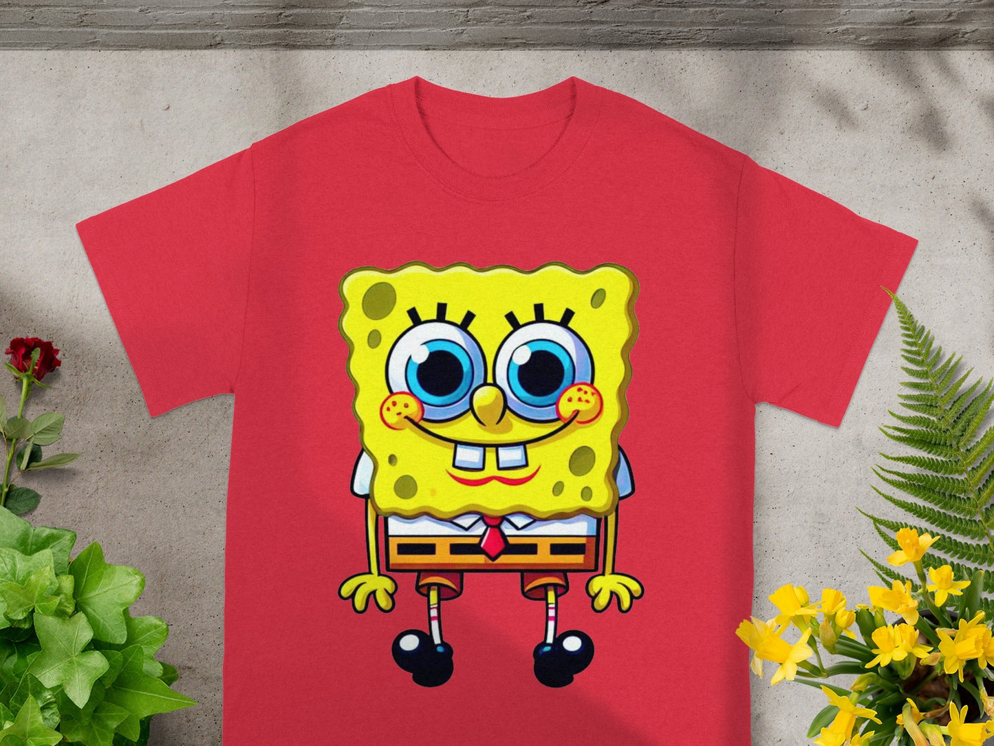 SpongeBob SquarePants Cartoon Graphic T-Shirt