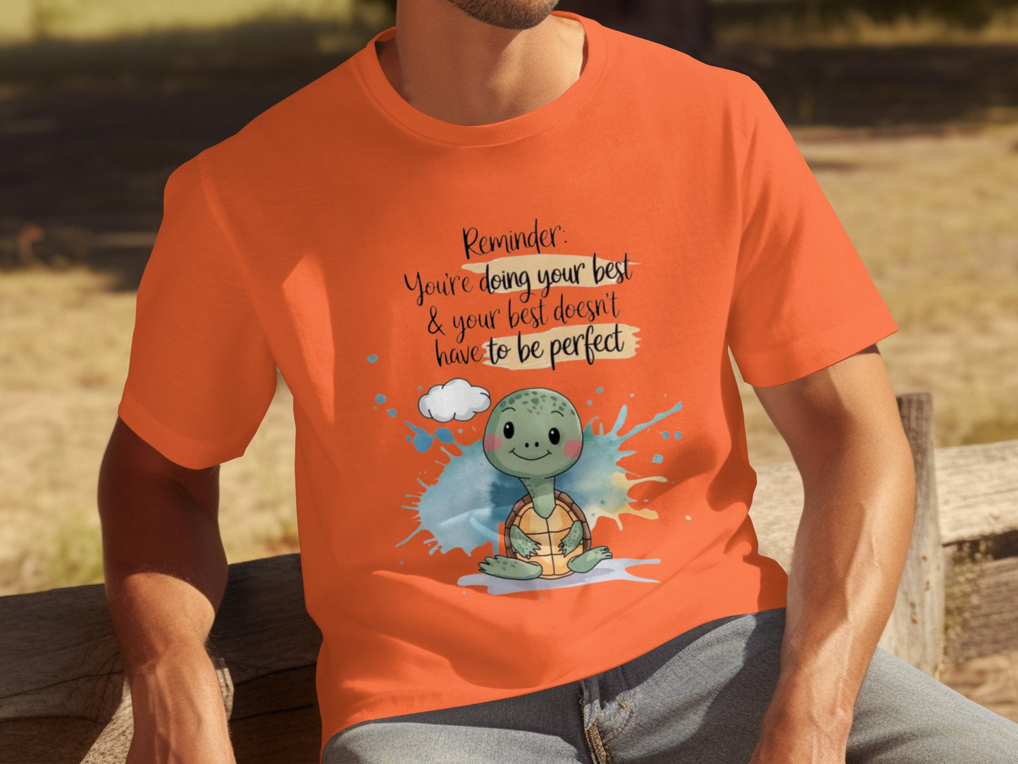 Reminder You Are Doing Your Best Turtle Graphic Shirt
