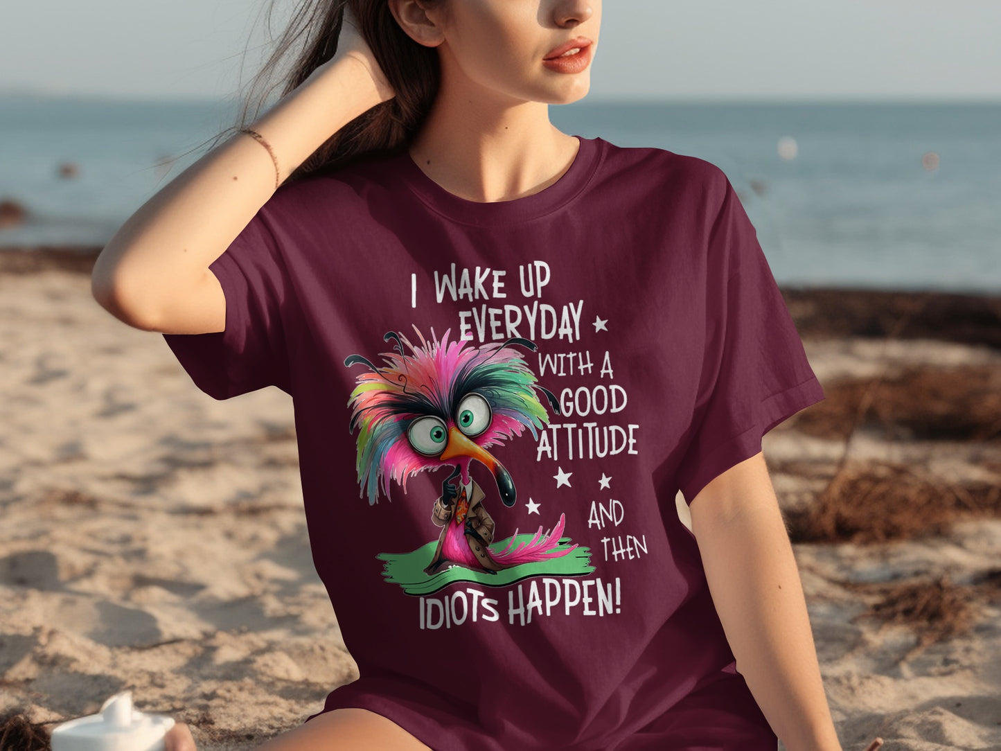 I Wake Up Everyday with a Good Attitude Funny Shirt