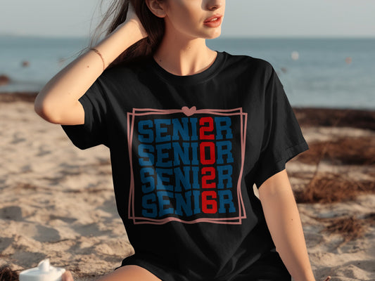 Senior 2016 Graphic T-Shirt Perfect Beach Wear