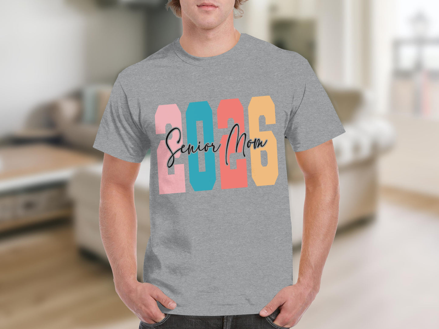 Class of 2026 Senior Mom Colorful Year T-Shirt