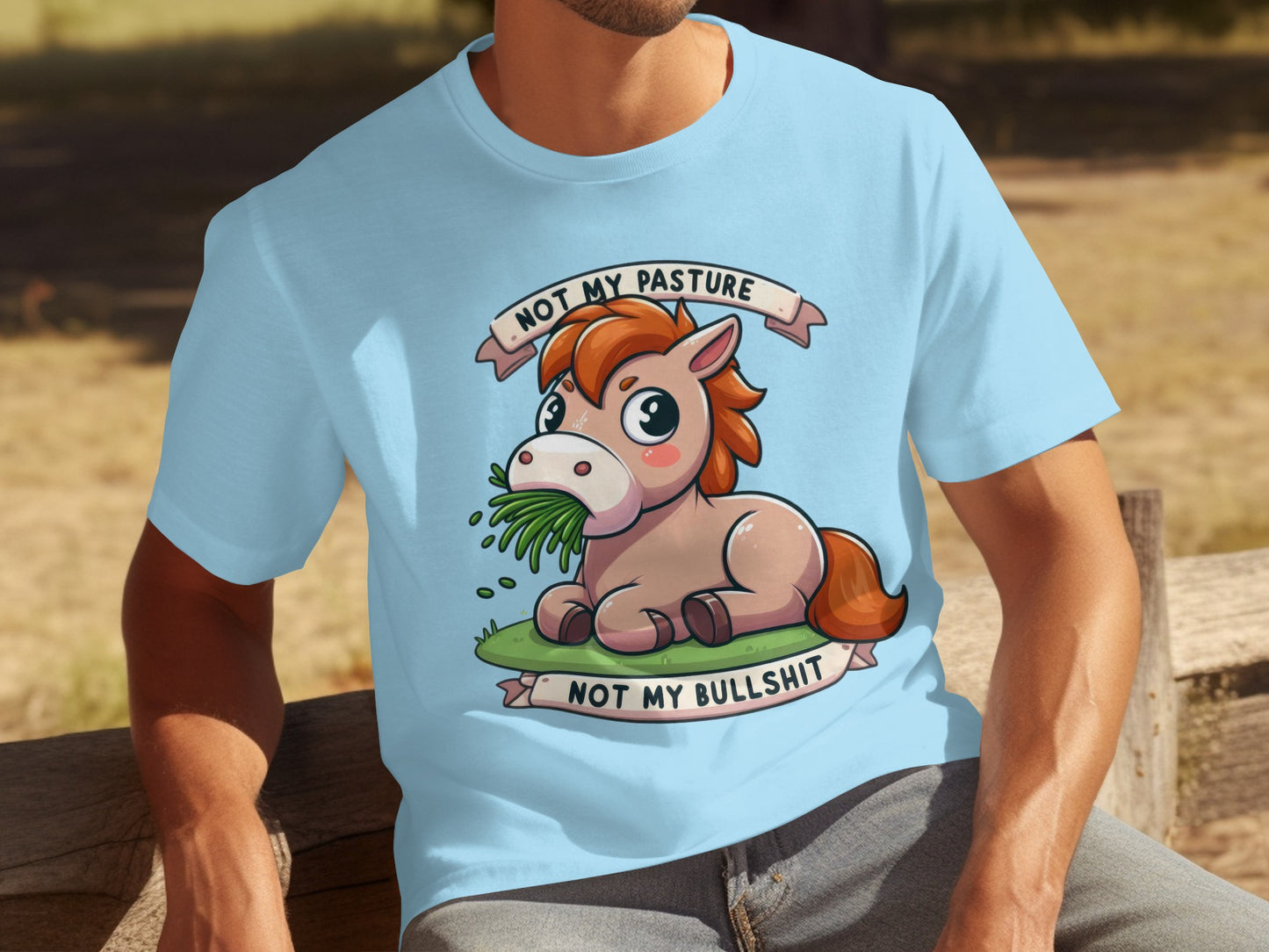 Not My Pasture Not My Bullshit Graphic T-Shirt