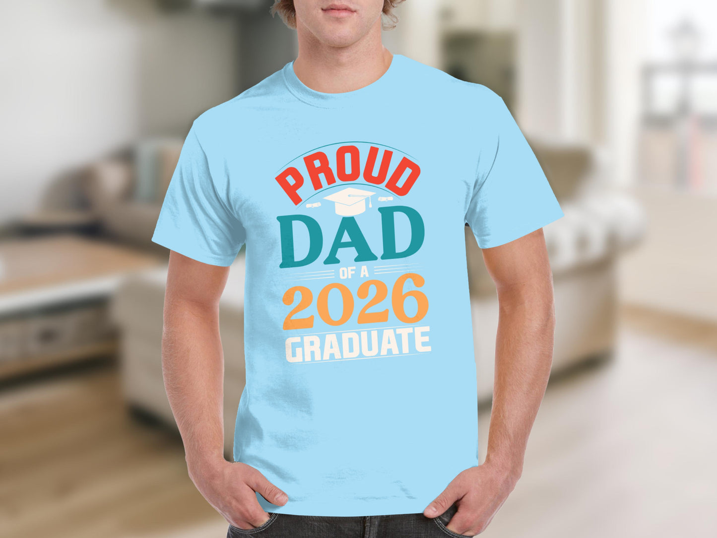 Proud Dad of a 2026 Graduate T-shirt