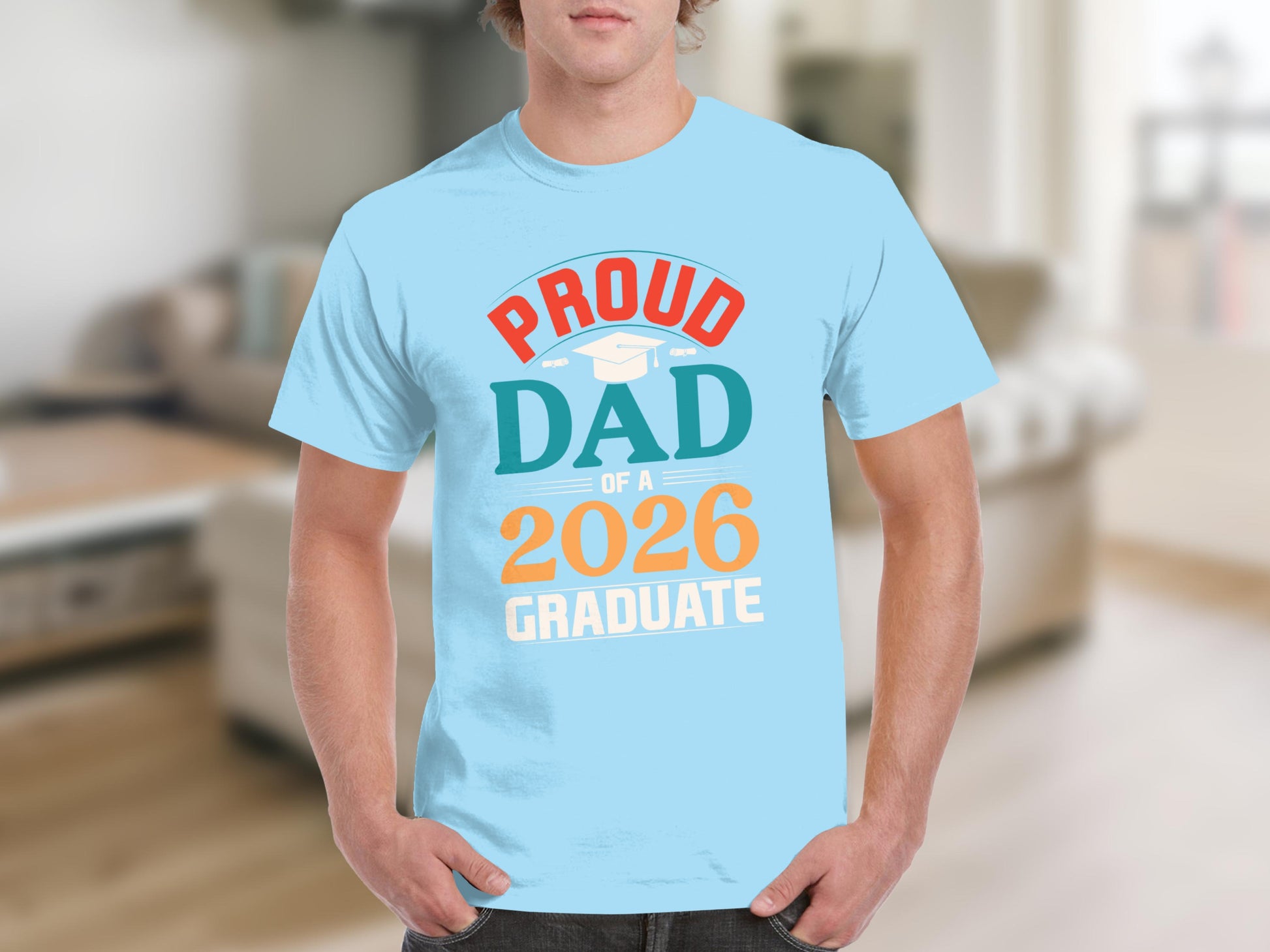 Proud Dad of a 2026 Graduate T-shirt
