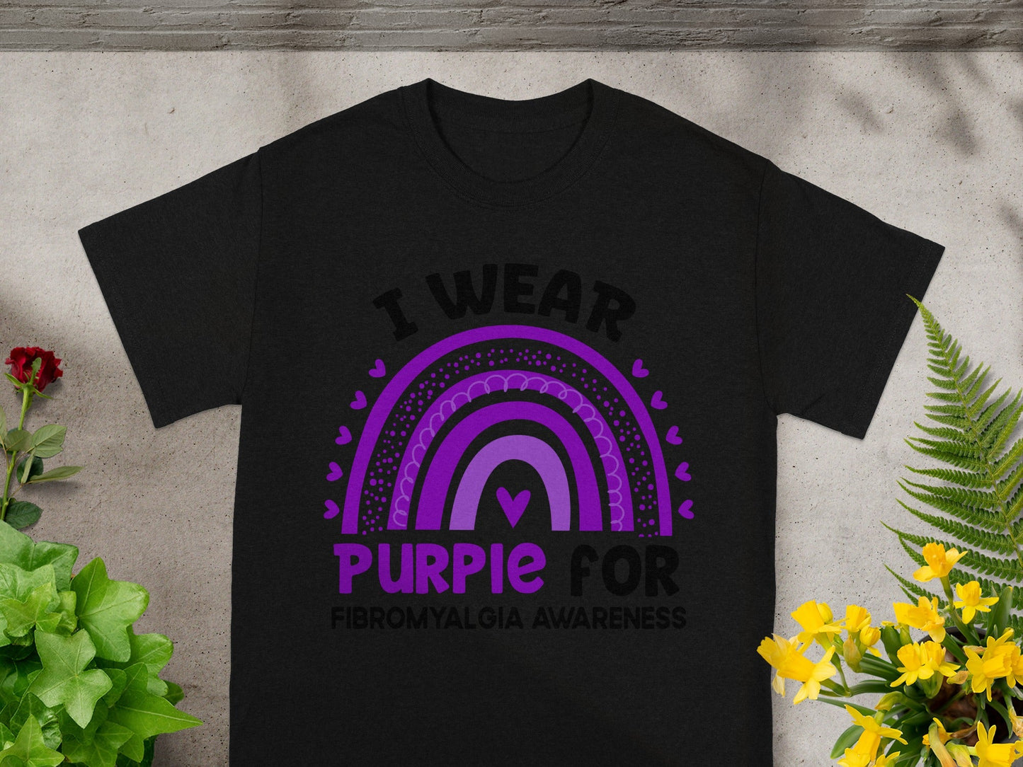 I Wear Purple for Fibromyalgia Awareness Shirt