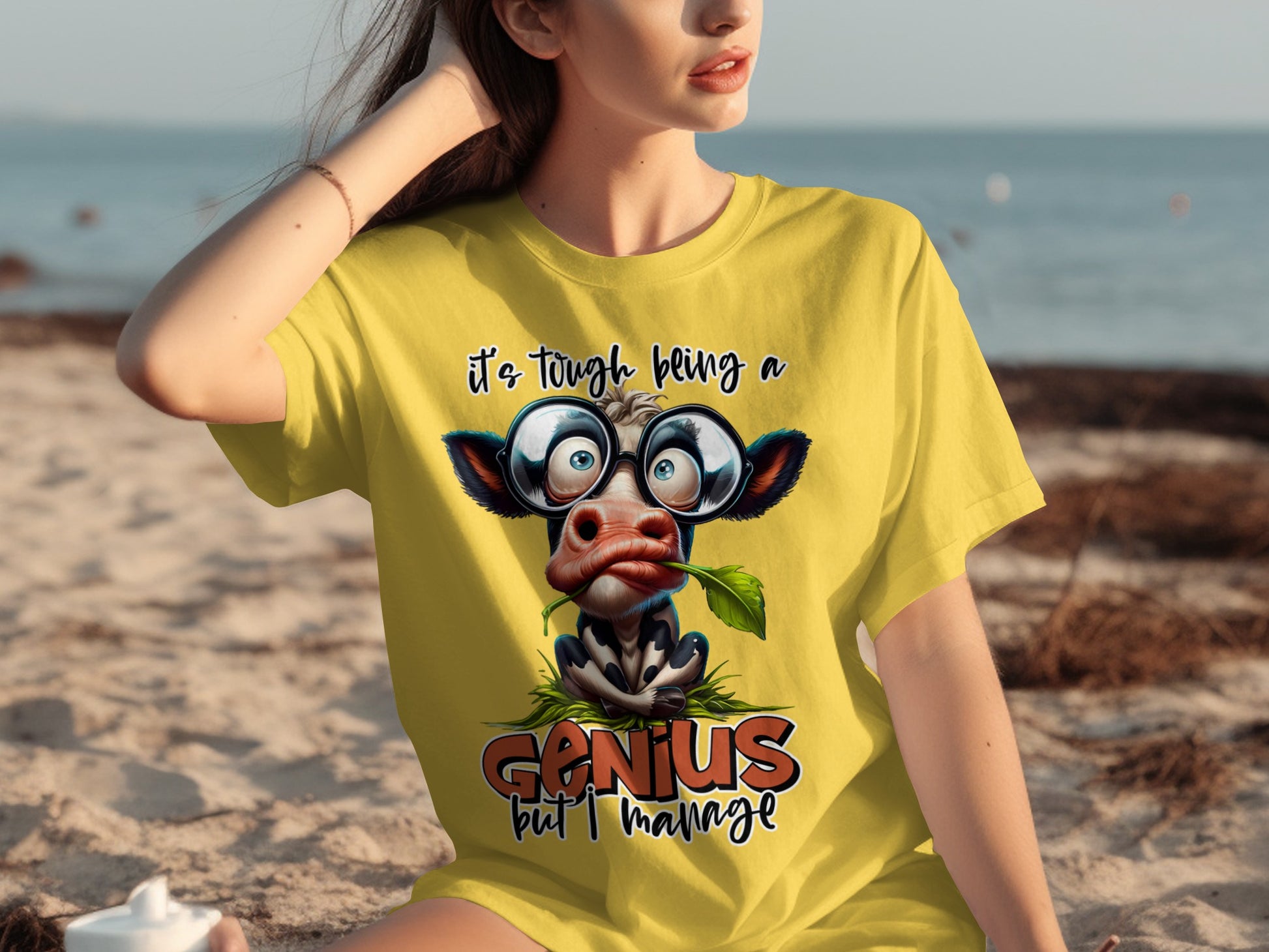 It's Tough Being A Genius But I Manage Graphic T-Shirt