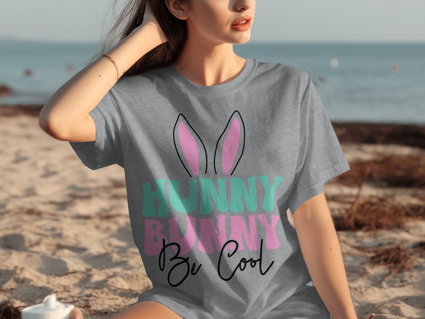 Hunny Bunny Be Cool Graphic Women's T-shirt