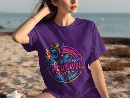 Colorful Fun Statement Shirt Play Well with Others Product