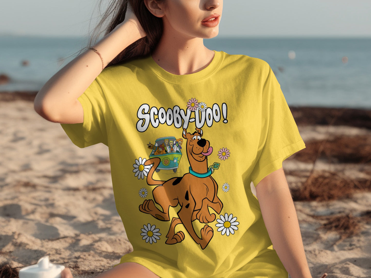 Scooby-Doo Mystery Machine Cartoon Character T-shirt