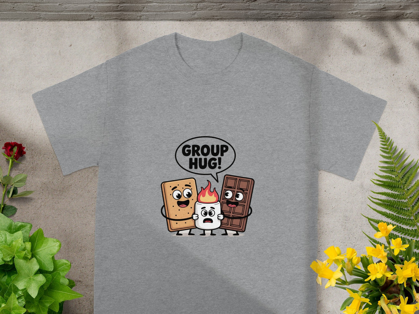 Funny Group Hug Graphic T-Shirt Ideal for Gifting