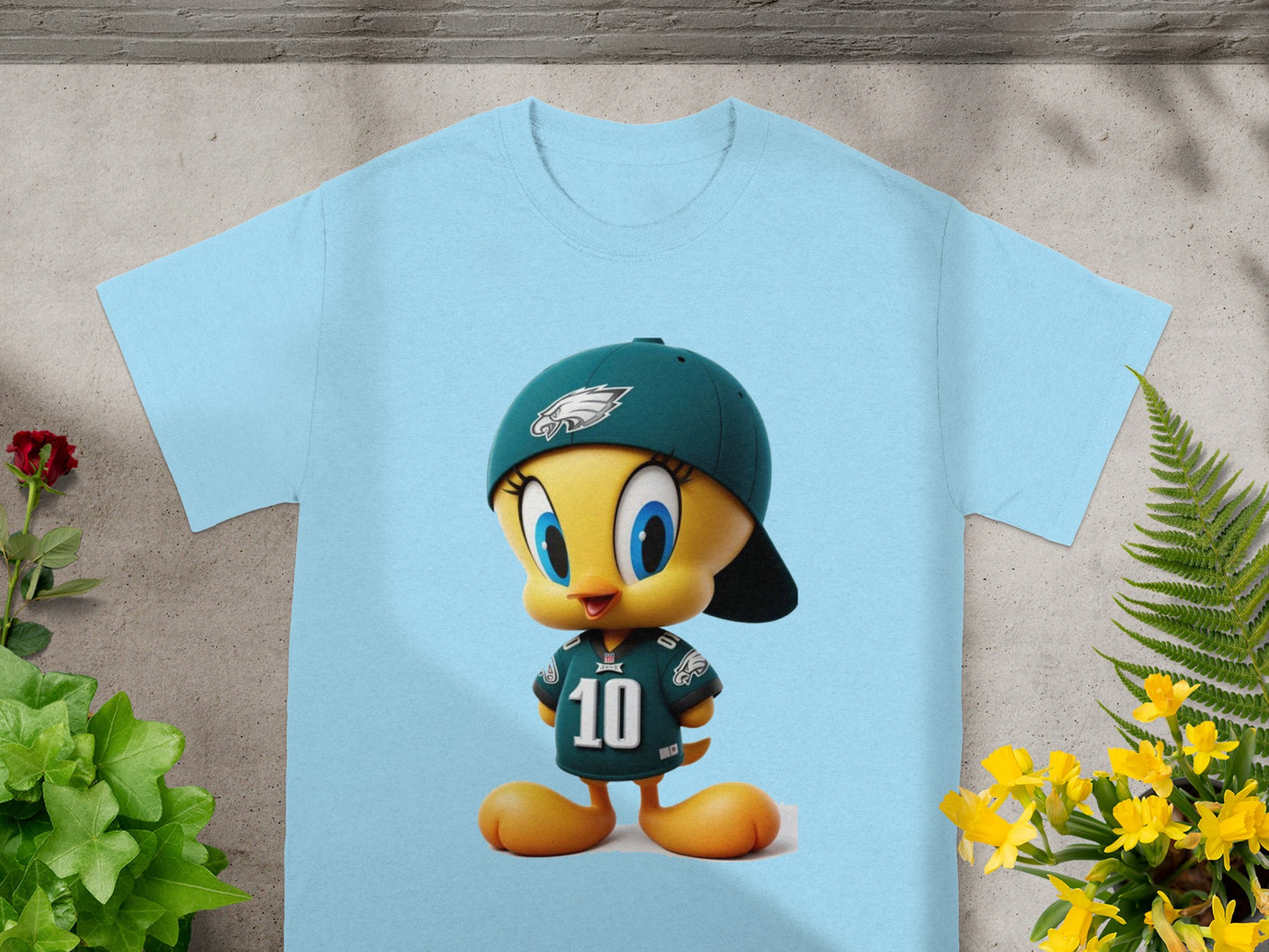 Tweety Bird Sports Fan Graphic Tee Shirt Product