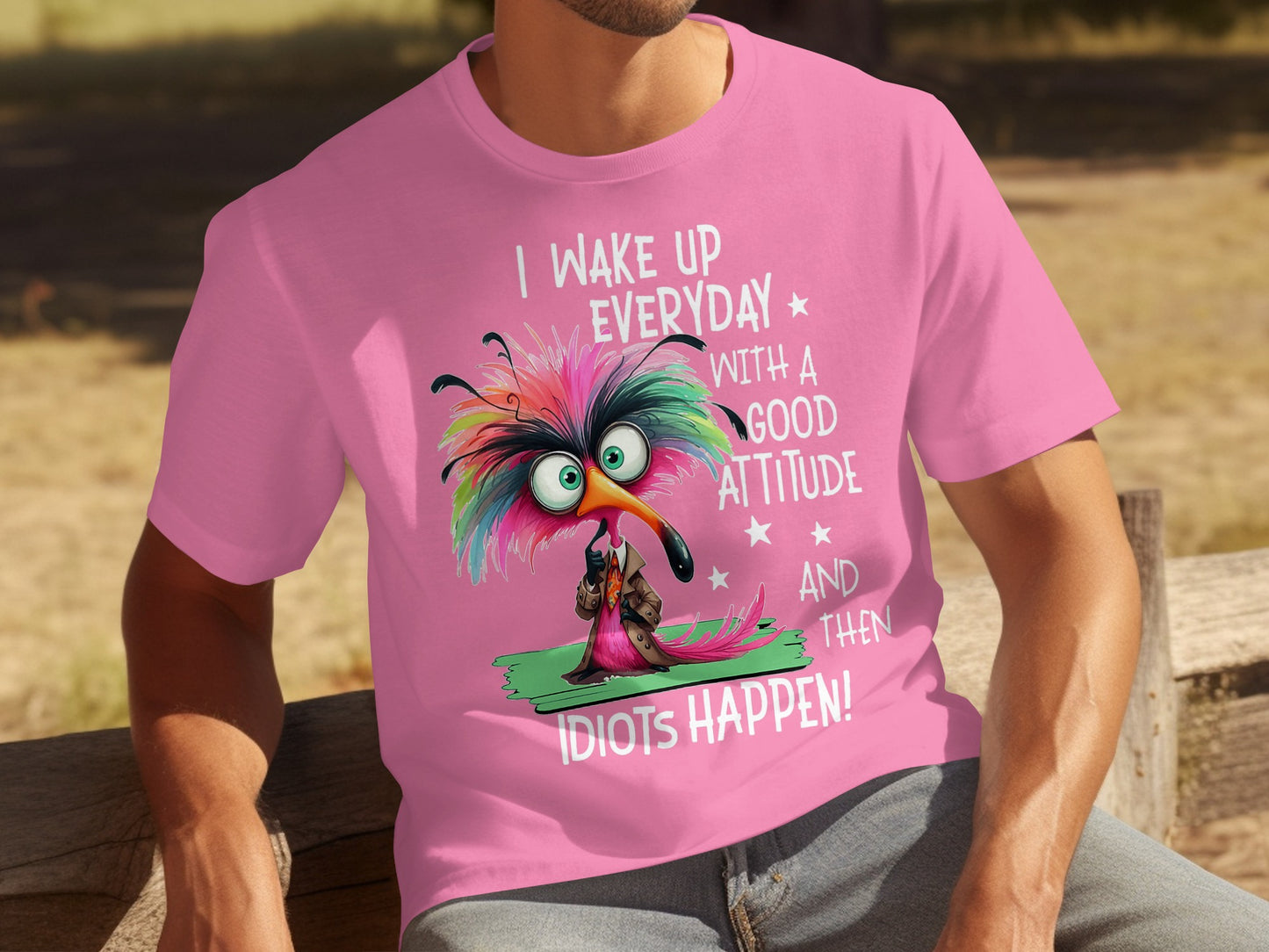 I Wake Up Everyday with a Good Attitude Funny Shirt