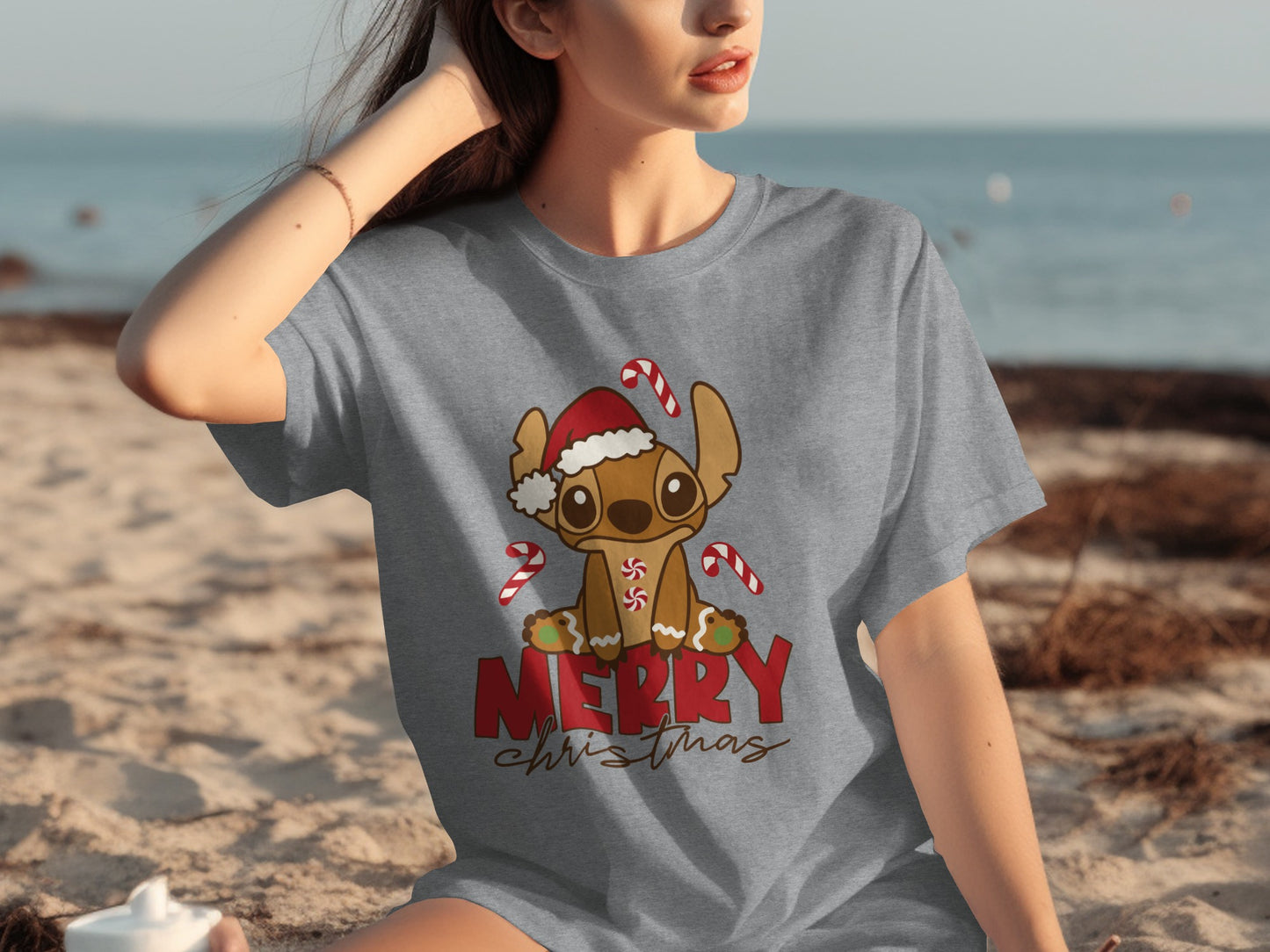 Merry Christmas Cute Cartoon Character T-Shirt
