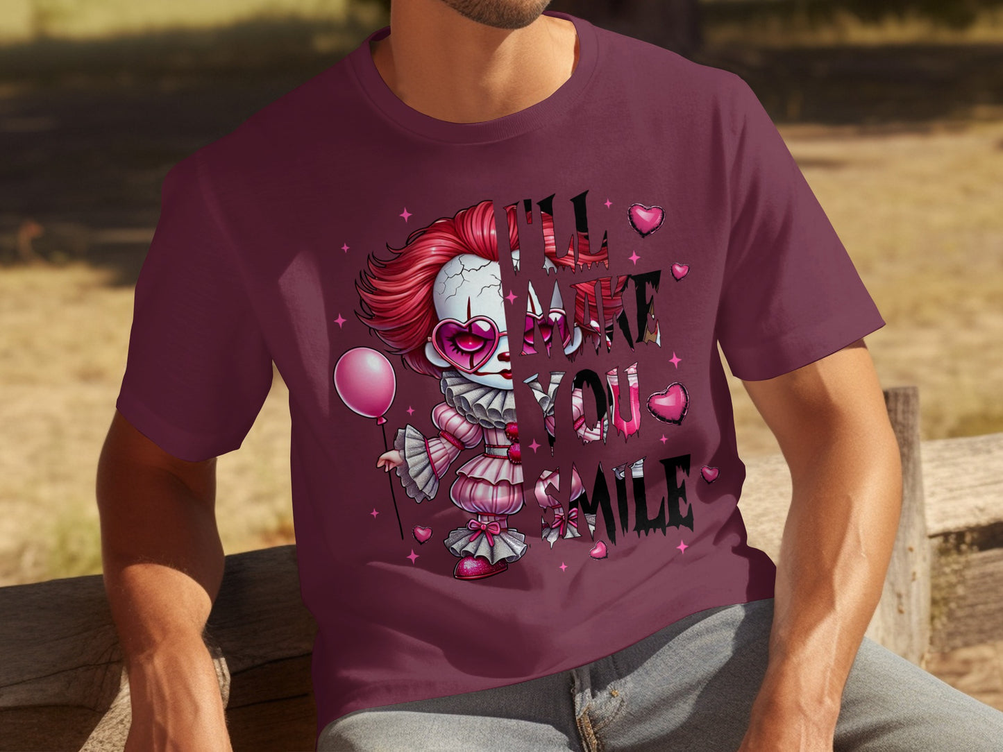 I'll Make You Smile Artistic Graphic T-shirt