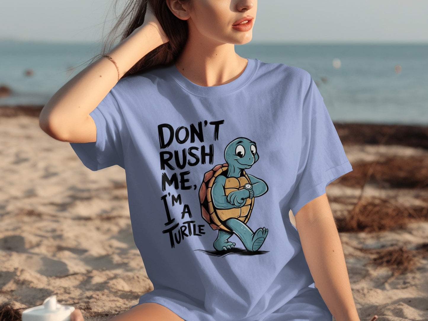 Don't Rush Me I'm A Turtle Graphic T-Shirt
