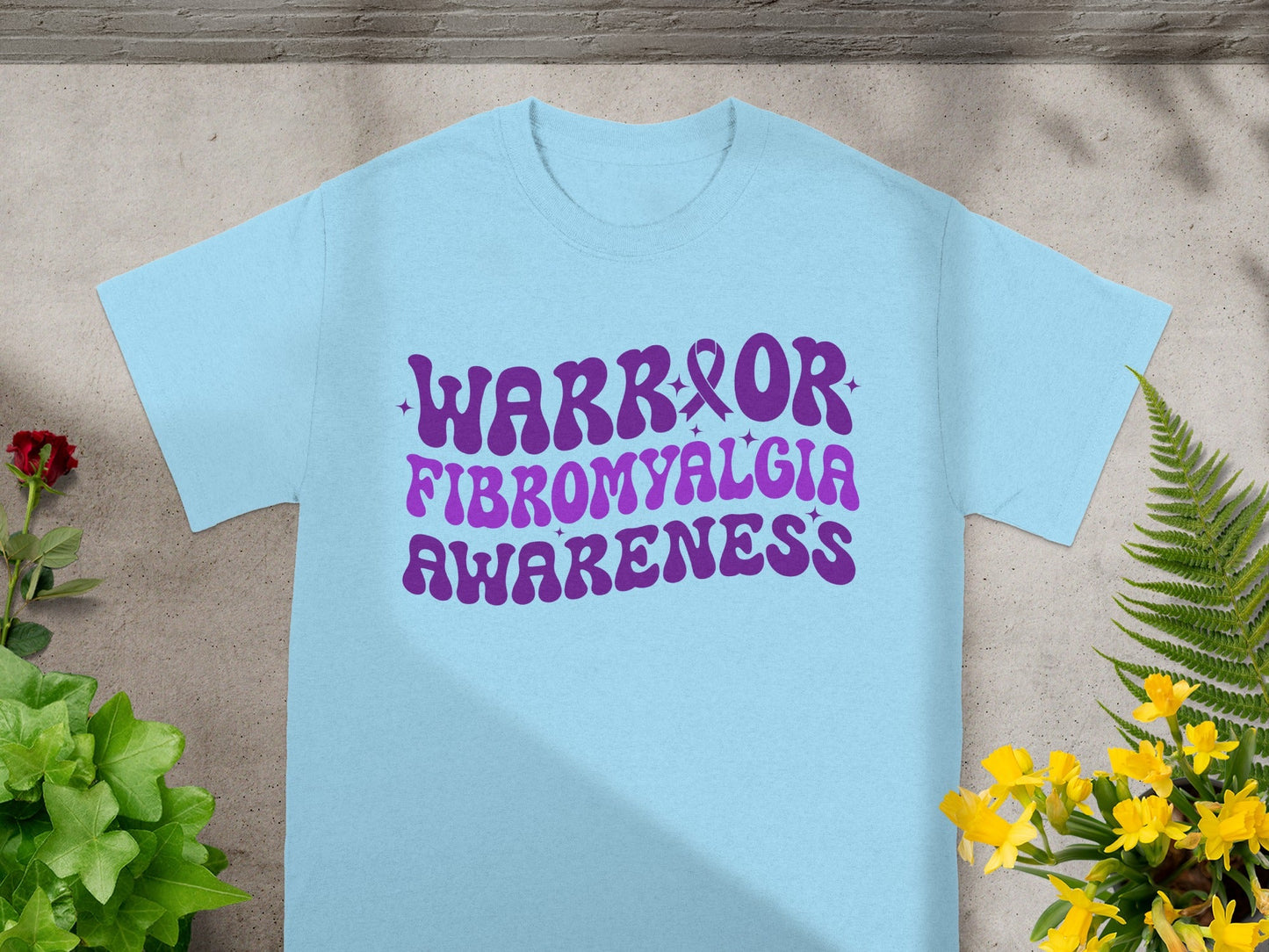 Warrior Fibromyalgia Awareness Shirt for Supporters
