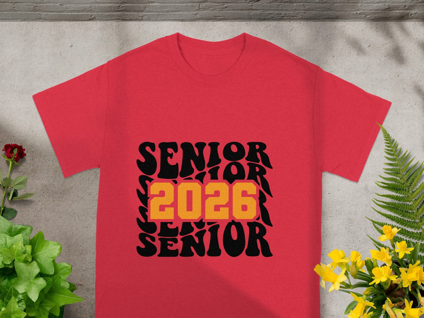 Senior 2026 Bold Graphic Design Senior T-shirt
