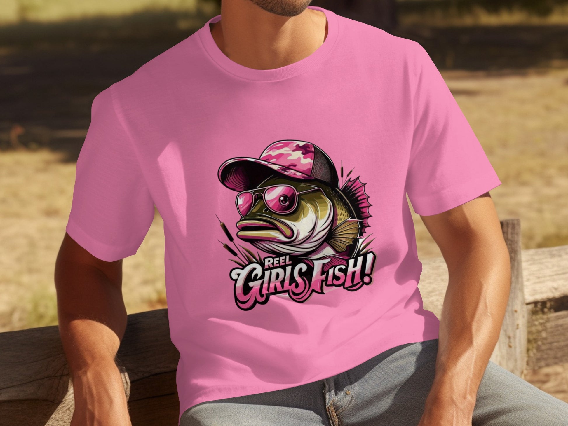 Reel Girls Fish Graphic Tee for Outdoor Enthusiasts