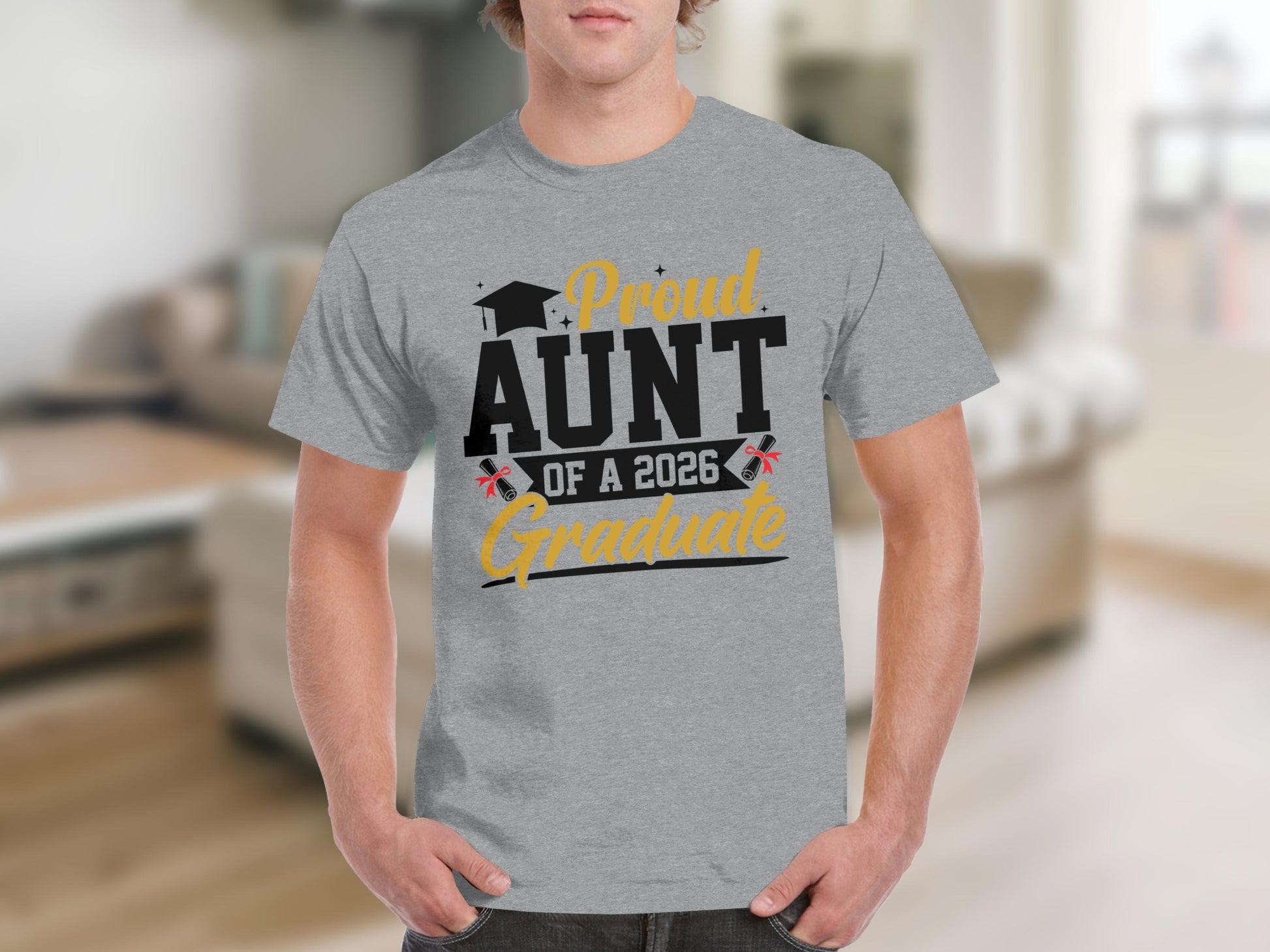 Proud Aunt of a 2026 Graduate T-shirt