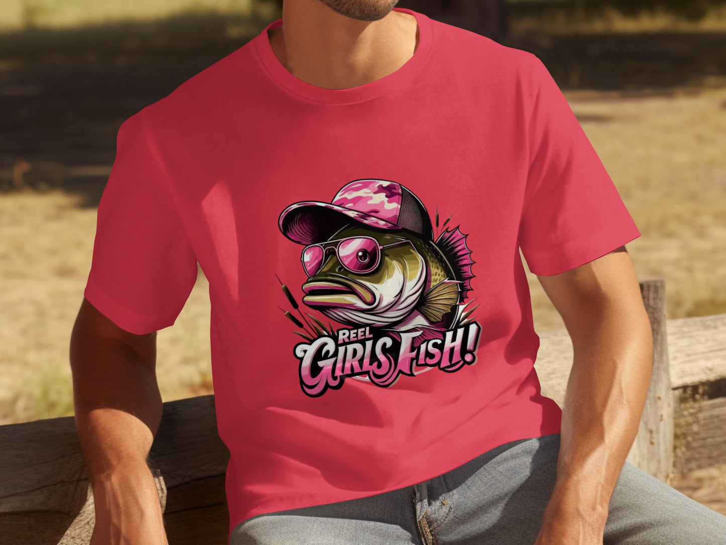 Reel Girls Fish T-Shirt for Fishing Enthusiasts