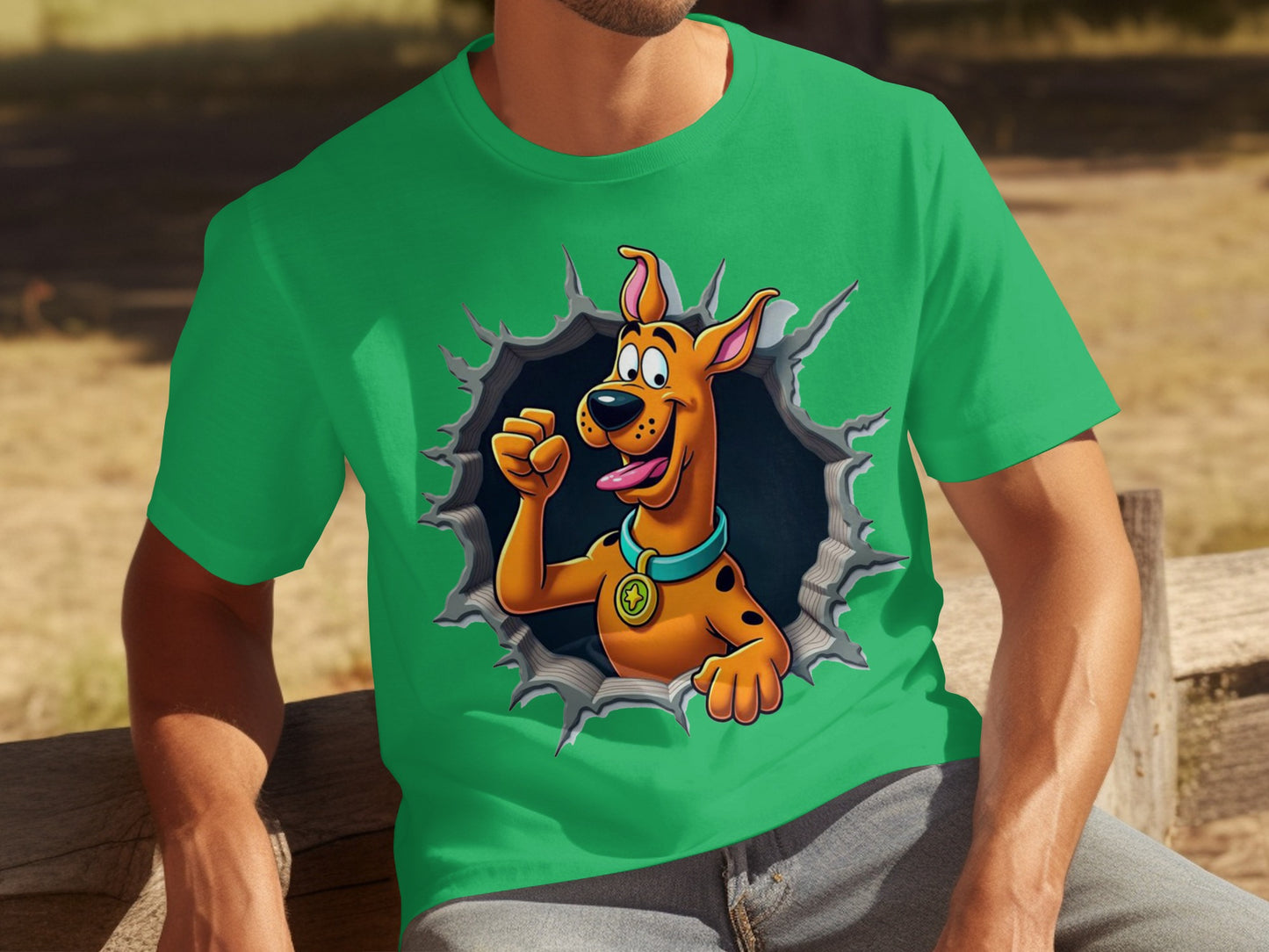 Scooby-Doo Graphic T-Shirt with Colorful Design Product