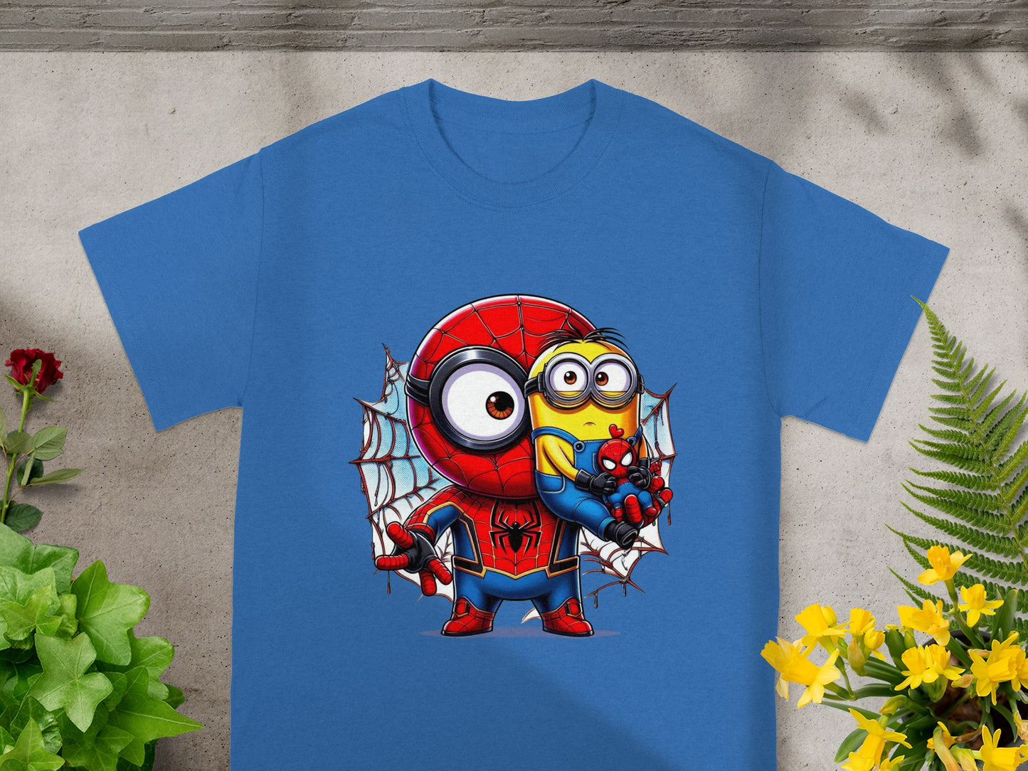 Funny Spider Minion with Minispidey Graphic Tee product