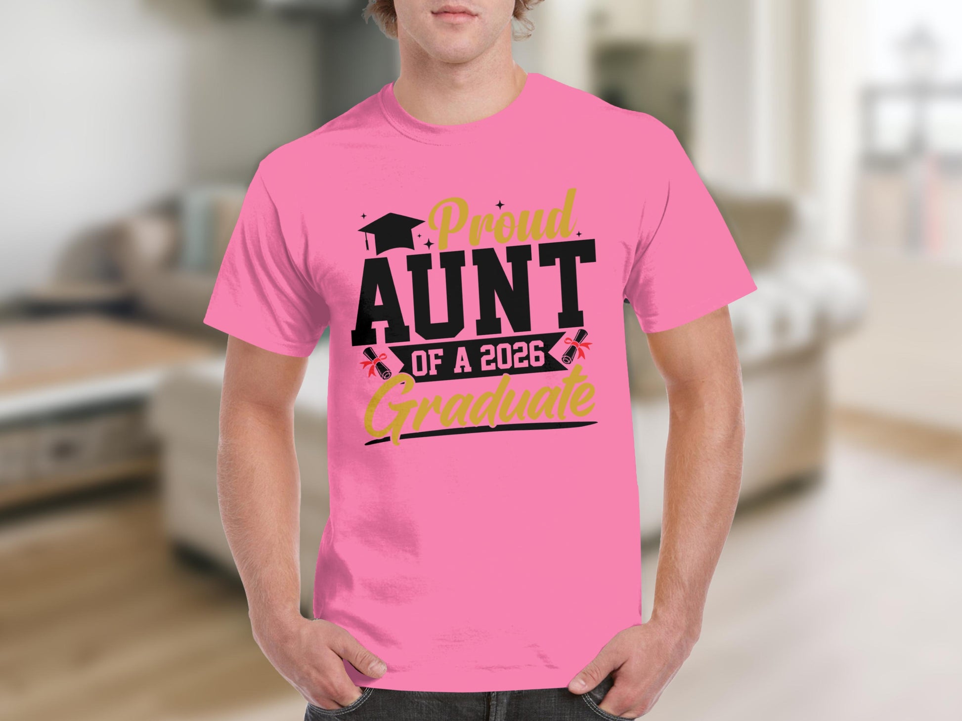 Proud Aunt of a 2026 Graduate T-shirt