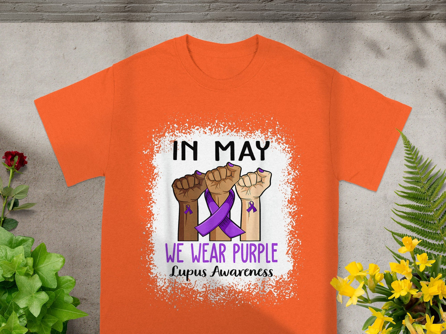 In May We Wear Purple Lupus Awareness T-Shirt