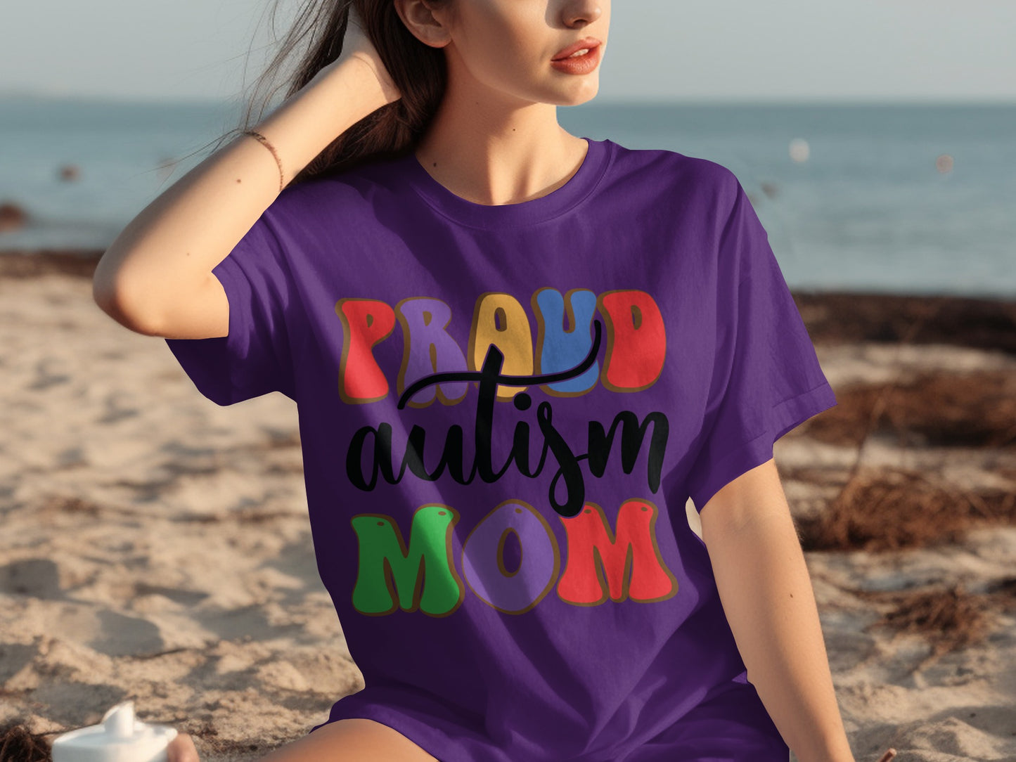 Proud Autism Mom Graphic Tee for Autism Awareness