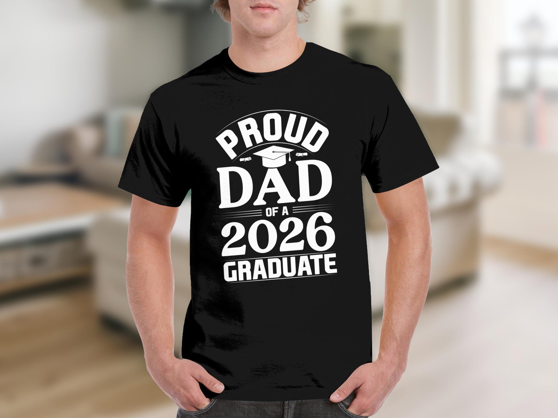 Proud Dad of a 2026 Graduate T-Shirt